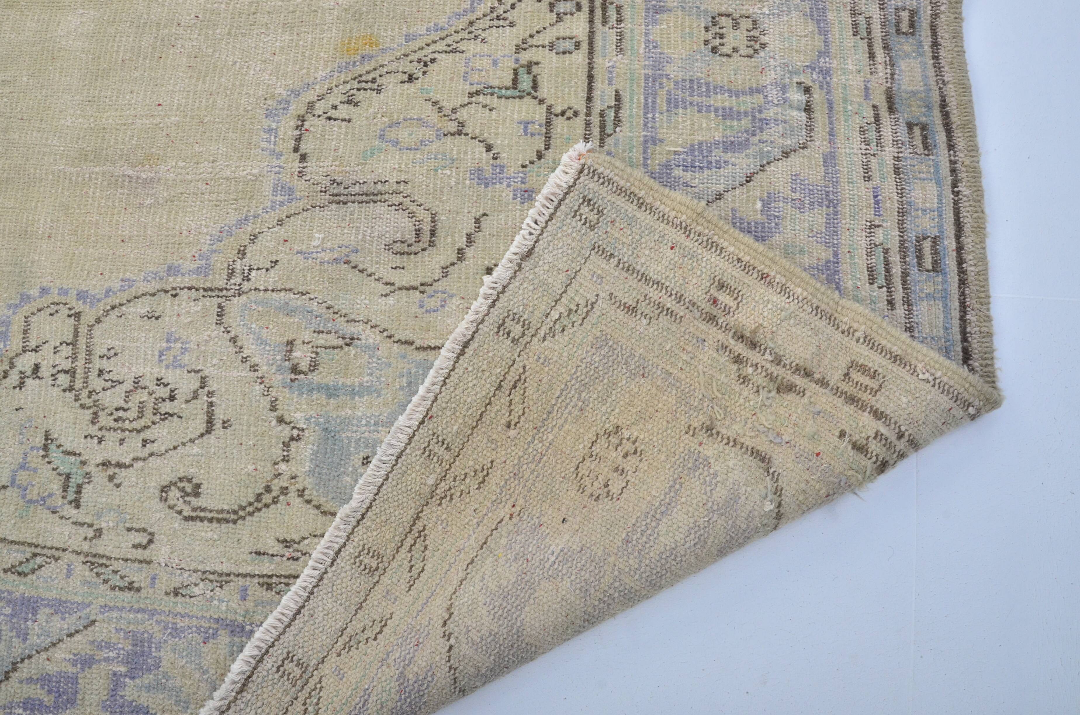 Turkish Oushak Handmade Carpet sku 3165
