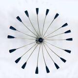 Sputnik 18-Arm Ceiling Lamp from Kaiser Leuchten, Germany, 1950s