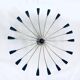 Sputnik 18-Arm Ceiling Lamp from Kaiser Leuchten, Germany, 1950s