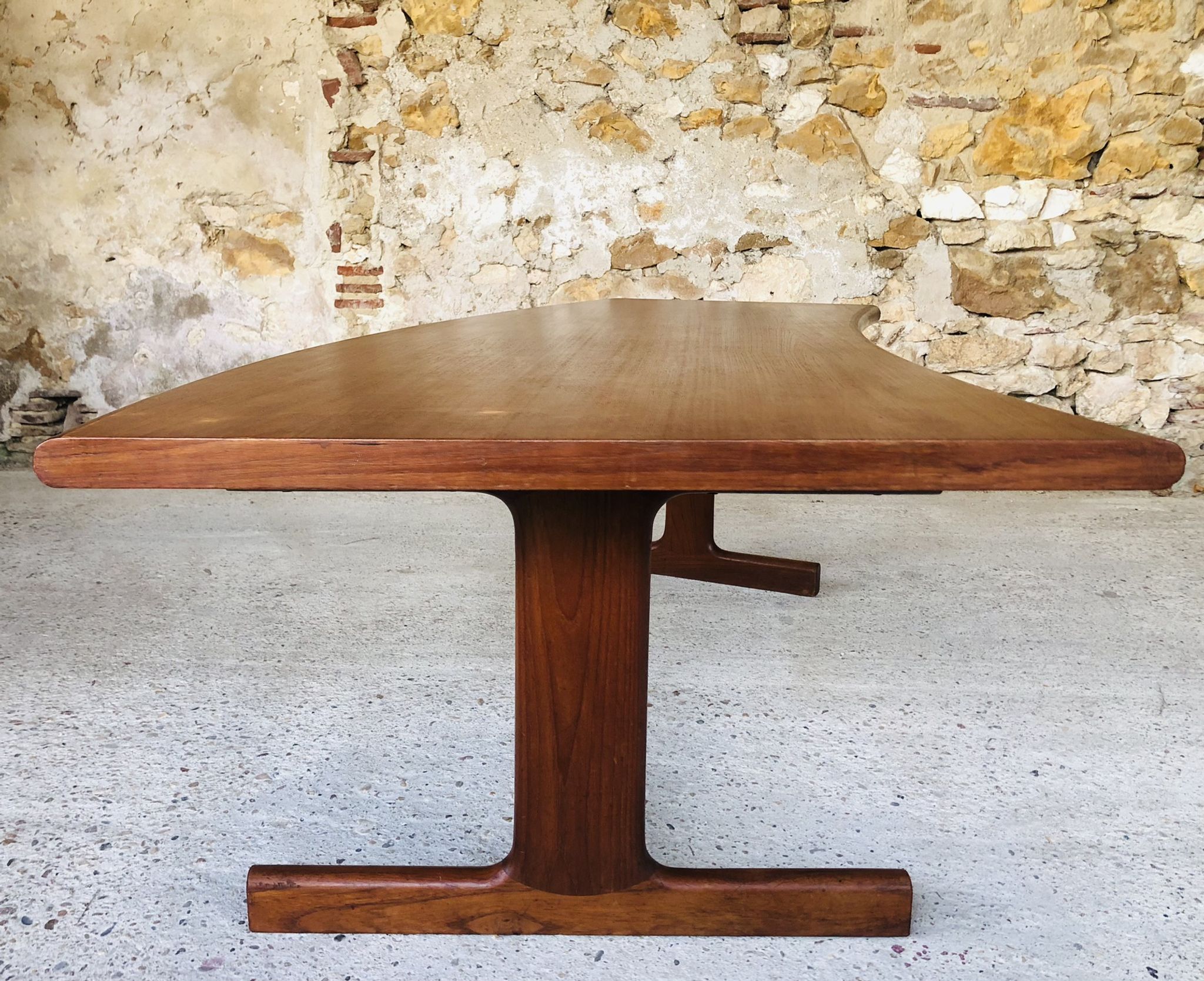 Table basse en teck danoise, Johannes Andersen pour CFC Silkeborg, Circa 60's