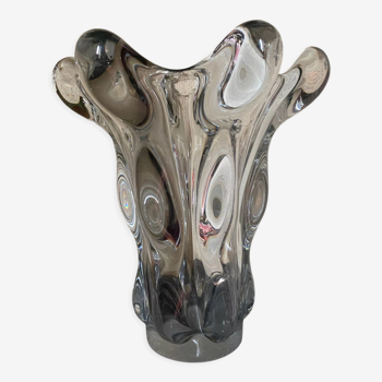Giraffe vase in crystal from Vannes