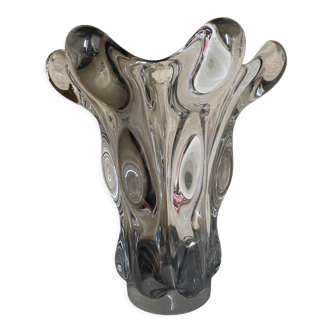 Giraffe vase in crystal from Vannes