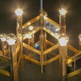 Lustre de chez Sciolari, italie années 1970