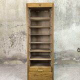 Vintage wooden curtain cabinet