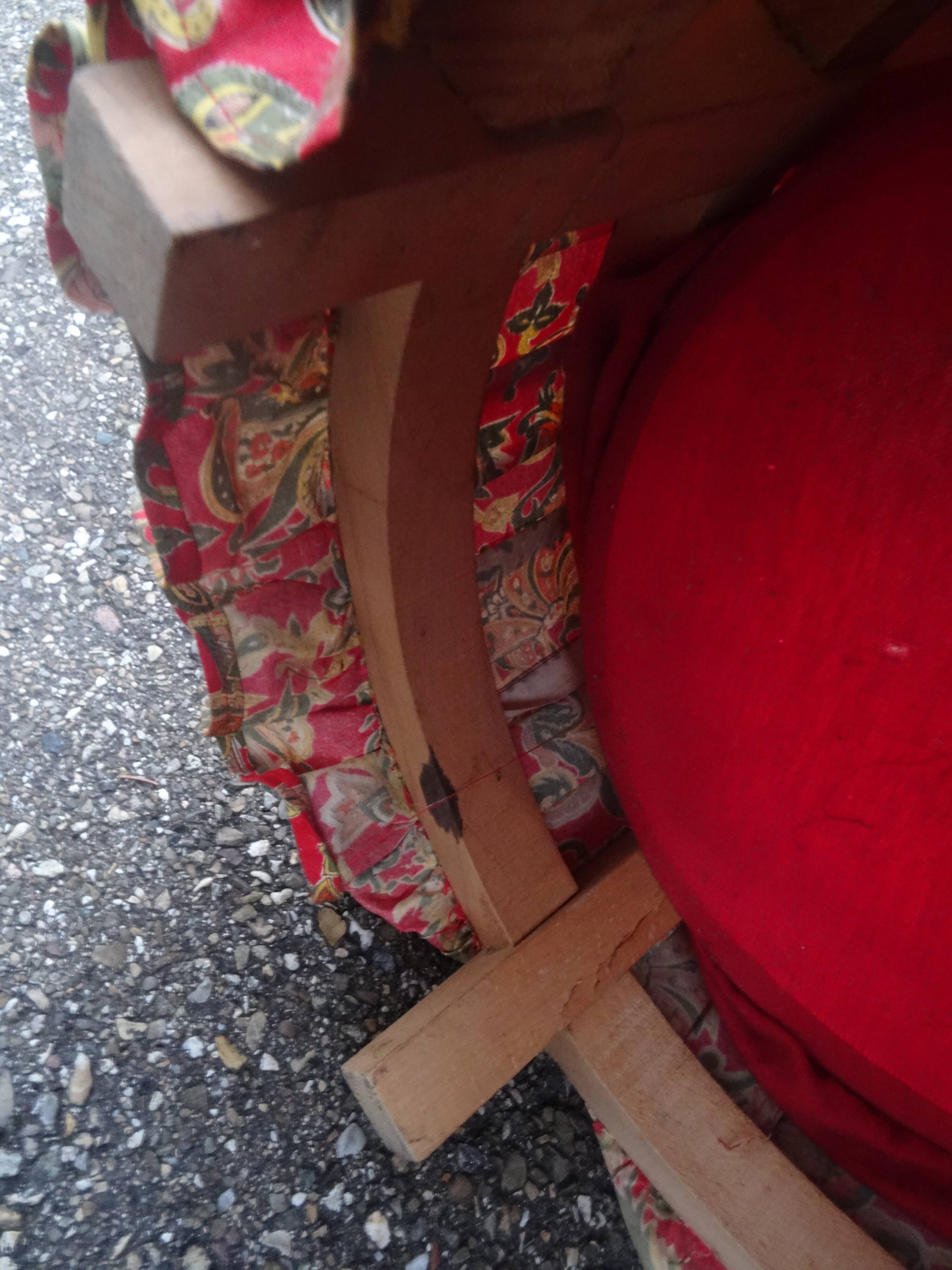 Pouf coffre années 60
