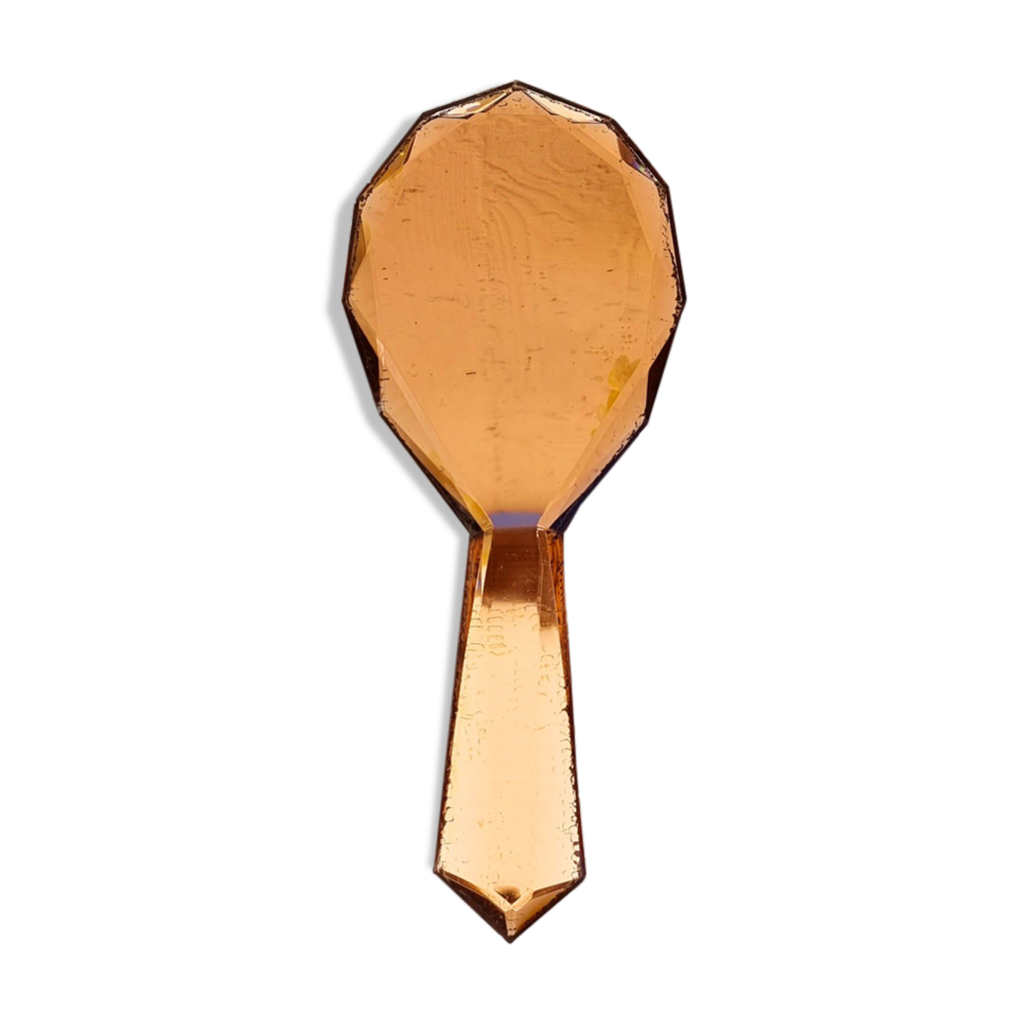 Vintage Art Deco hand mirror