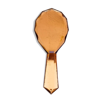 Vintage Art Deco hand mirror