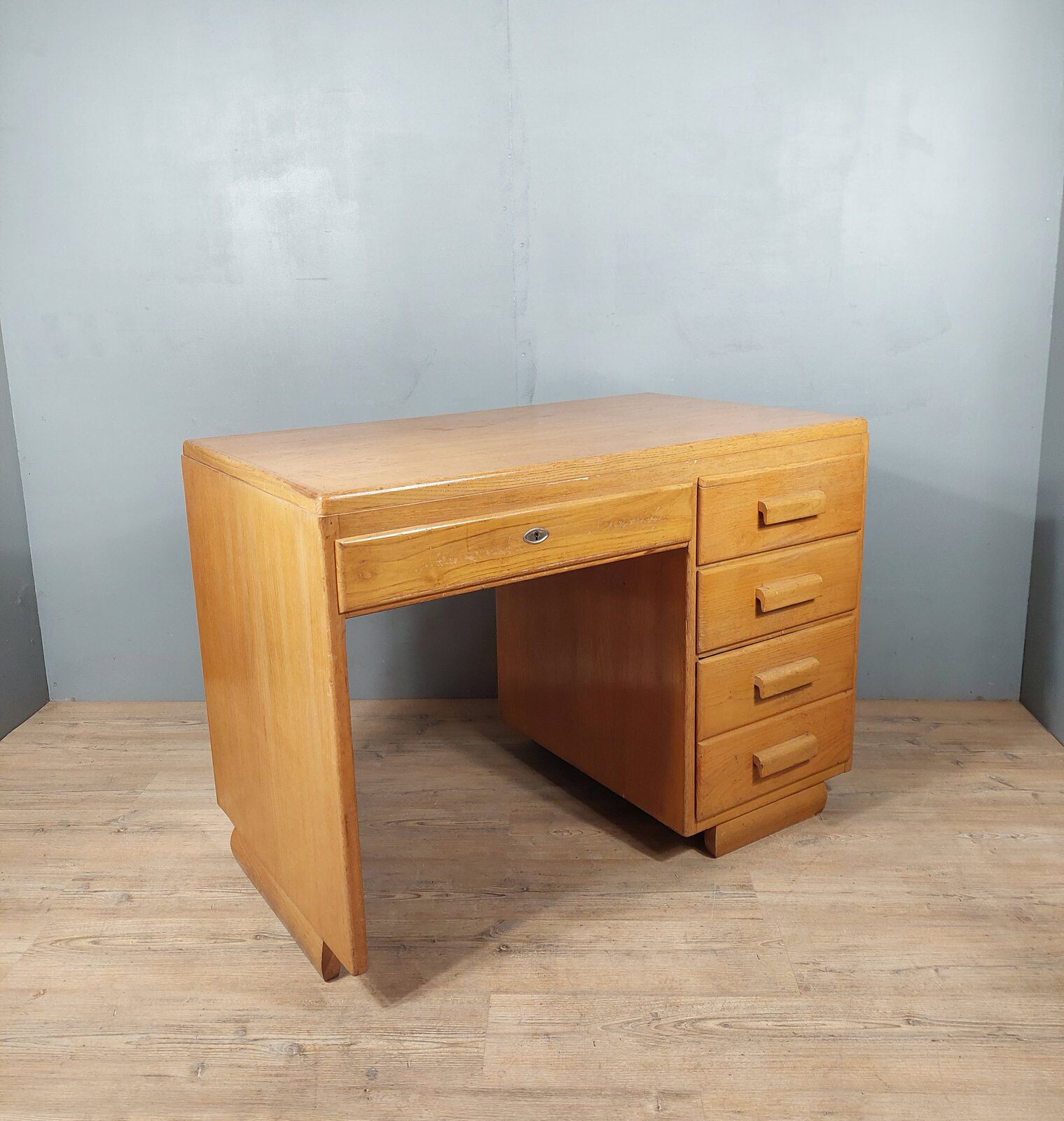 Vintage coffered desk