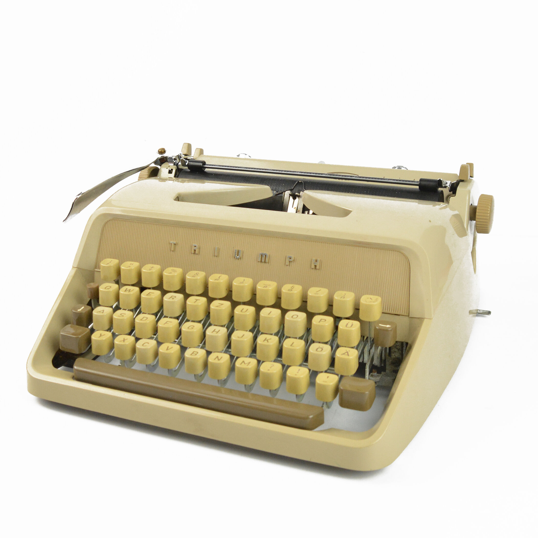 1964 modern suitcase typewriter, Triumph Gabrielle 1, Germany