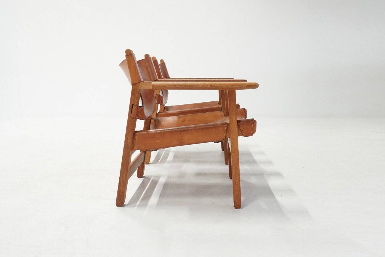 Vintage Danish Chairs by Børge Mogensen for Fredericia, 1970s, Set of 2