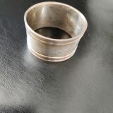 Towel ring in old silver metal