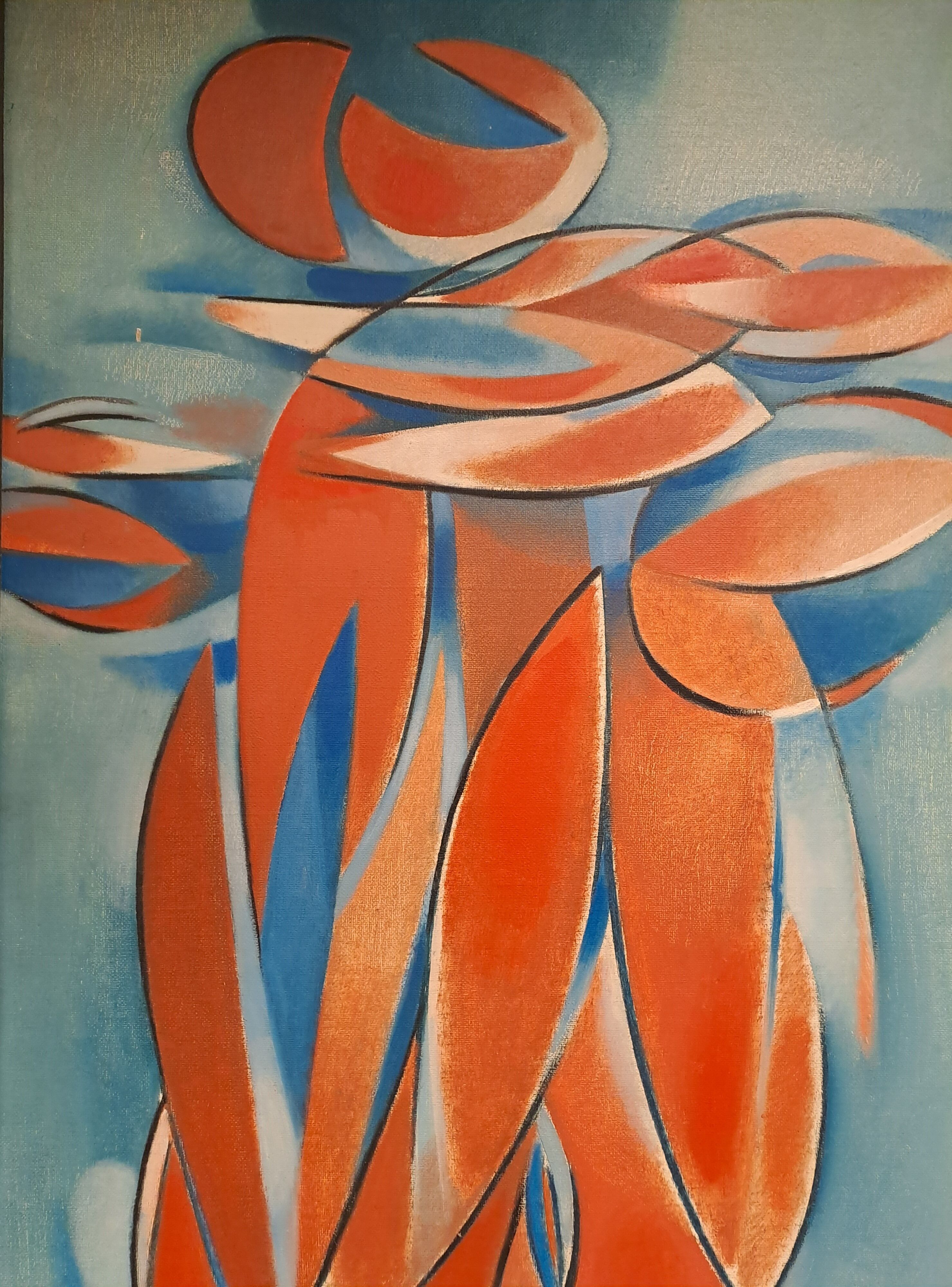 Abstract composition by Jean-Pierre Schecroun