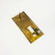 Scandinavian Glass & Brass Wall Light/Sconce by Carl Fagerlund for Orrefors & Lyfa, 1960s
