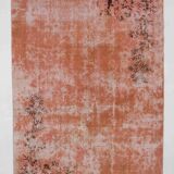 Salmon & Peach Turkish Vintage Rug, 167x286Cm