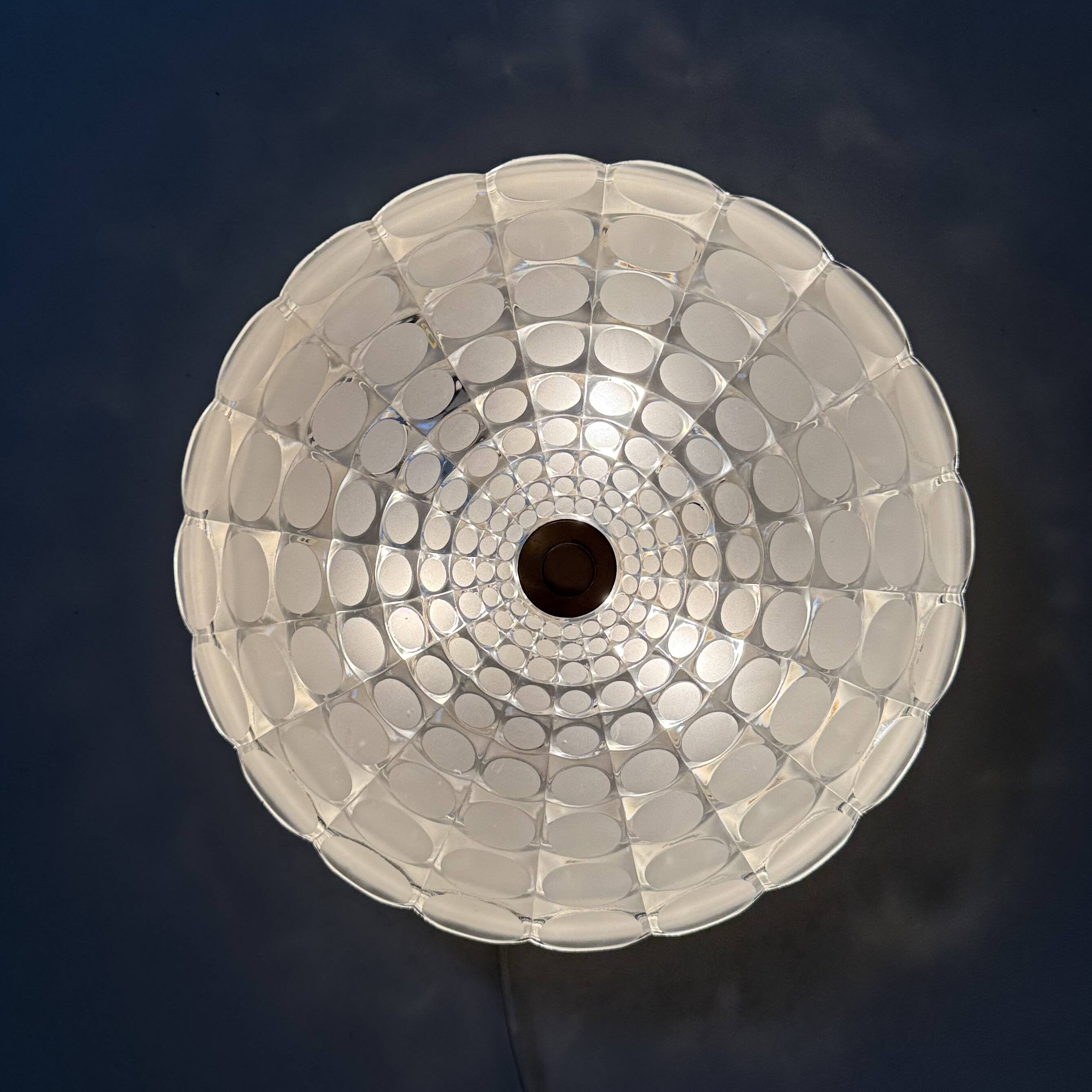 Mid-century design Peil & Puzzler glass flush mount , 1970s