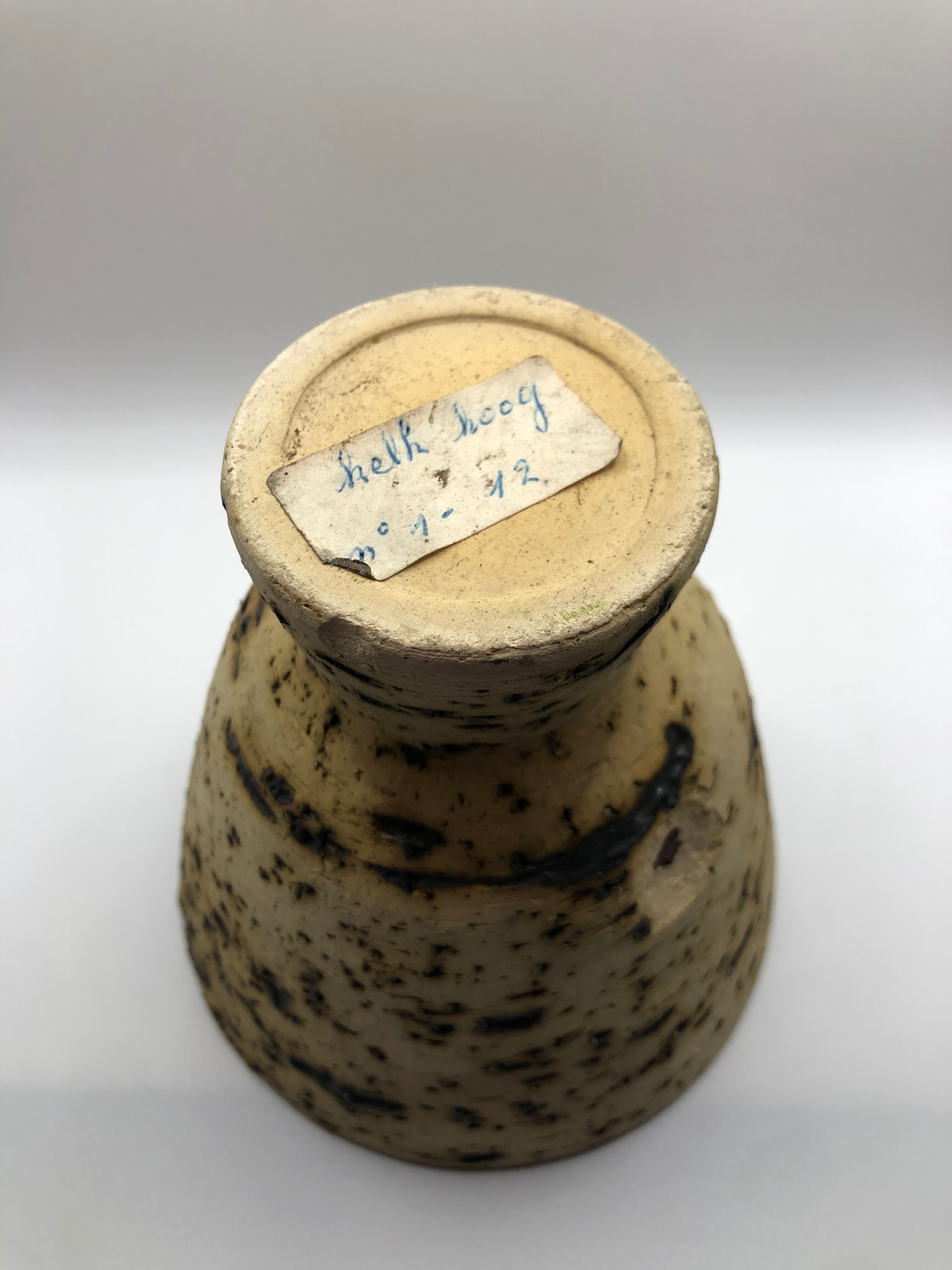 Set of 3 modernist ceramics Holland 1960