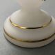 Vase en opaline decor emaille Louis XVI fin XIXe