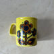 Staffordshire mug yellow england