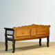 Antique pine bench, 1900s
