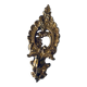Gold wall candle holder