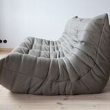 Sofa 3 places leather designed by Michel Ducaroy 1973