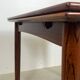 Square dining table in palisander by Lübke, 1960