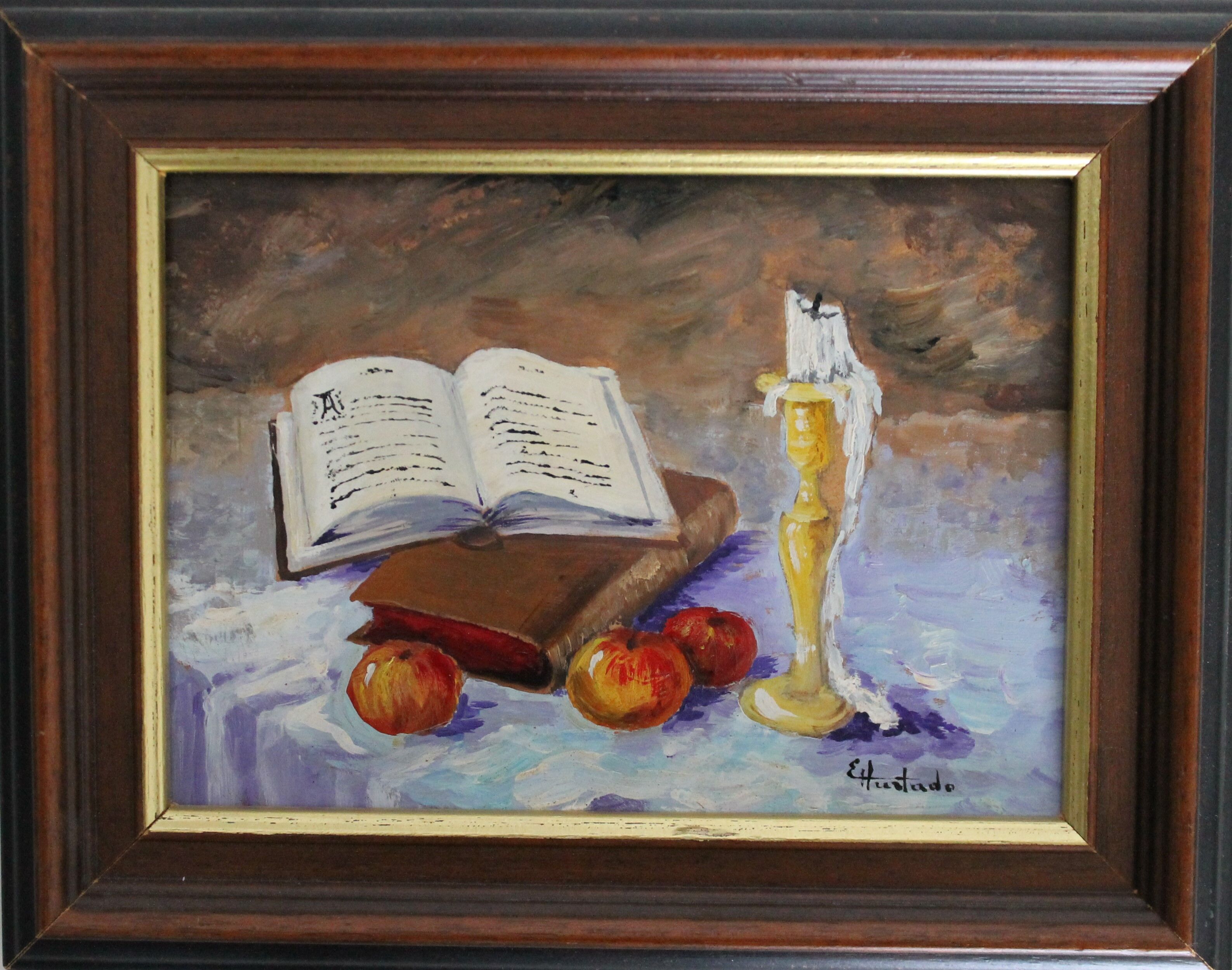 Nature morte à la bougie, Eliane Hurtado