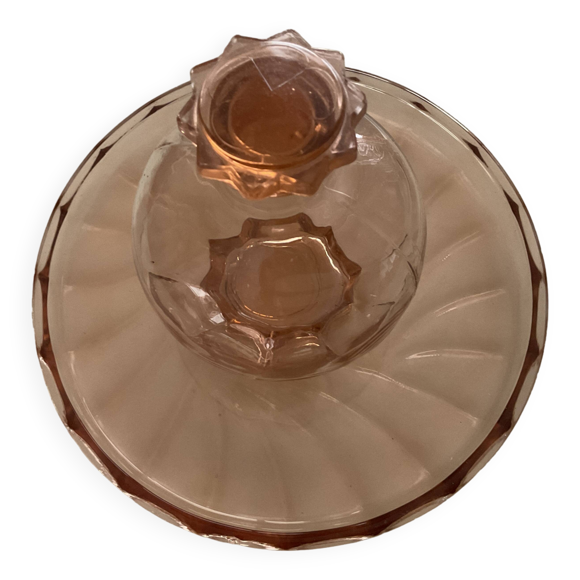 Carafe and its art deco tray