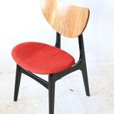 Mid-Century Drop Leaf Table with Butterfly Dining Chairs by E. Gomme for G-Plan, Set of 7