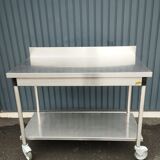Desserte en inox alimentaire