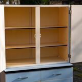 Blue formica buffet