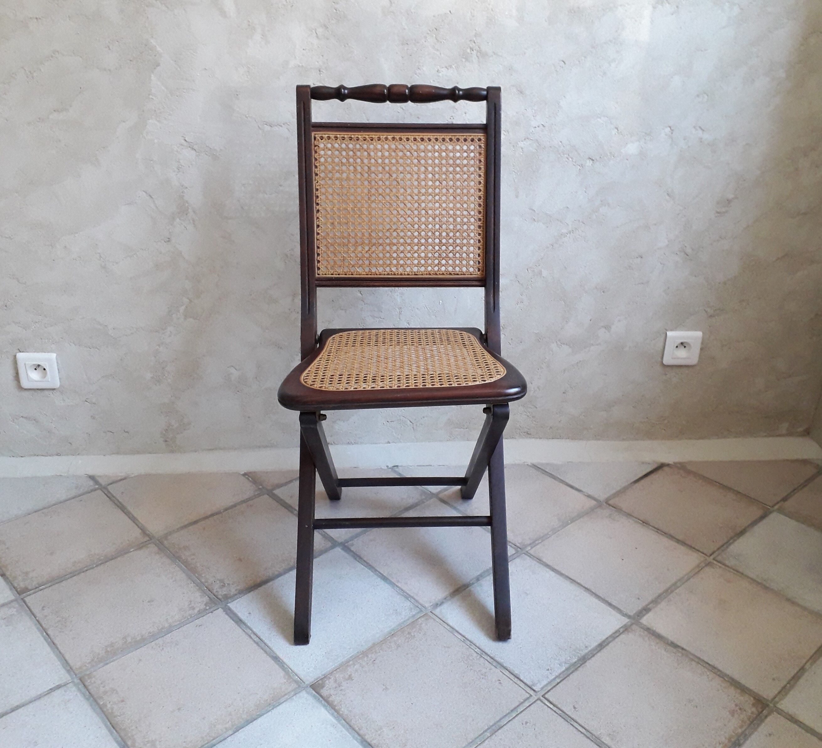 Cannate folding chair