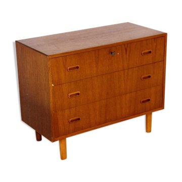 Teak chest of drawers, Sweden, 1960