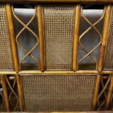 Rattan bar and its stools