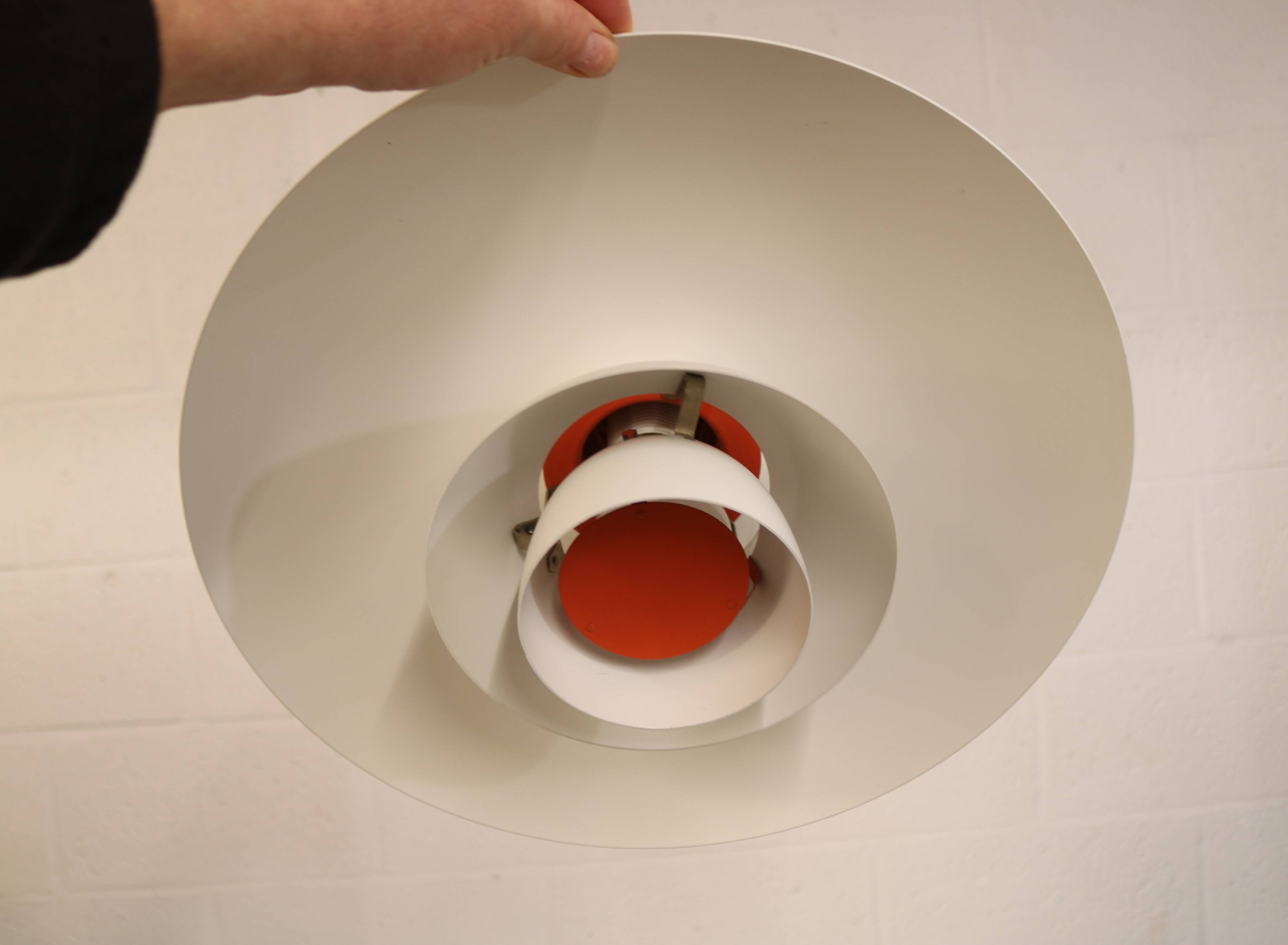 Vintage louis poulsen ph 4/3 pendant lamp: danish mid-century modern