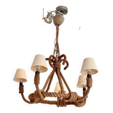 Audoux et Minet jute rope chandelier
