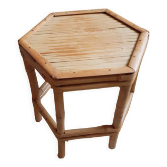 Hexagonal side table