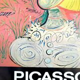 Pablo Picasso 1980 Large Vintage Offset Lithograph From A Painting