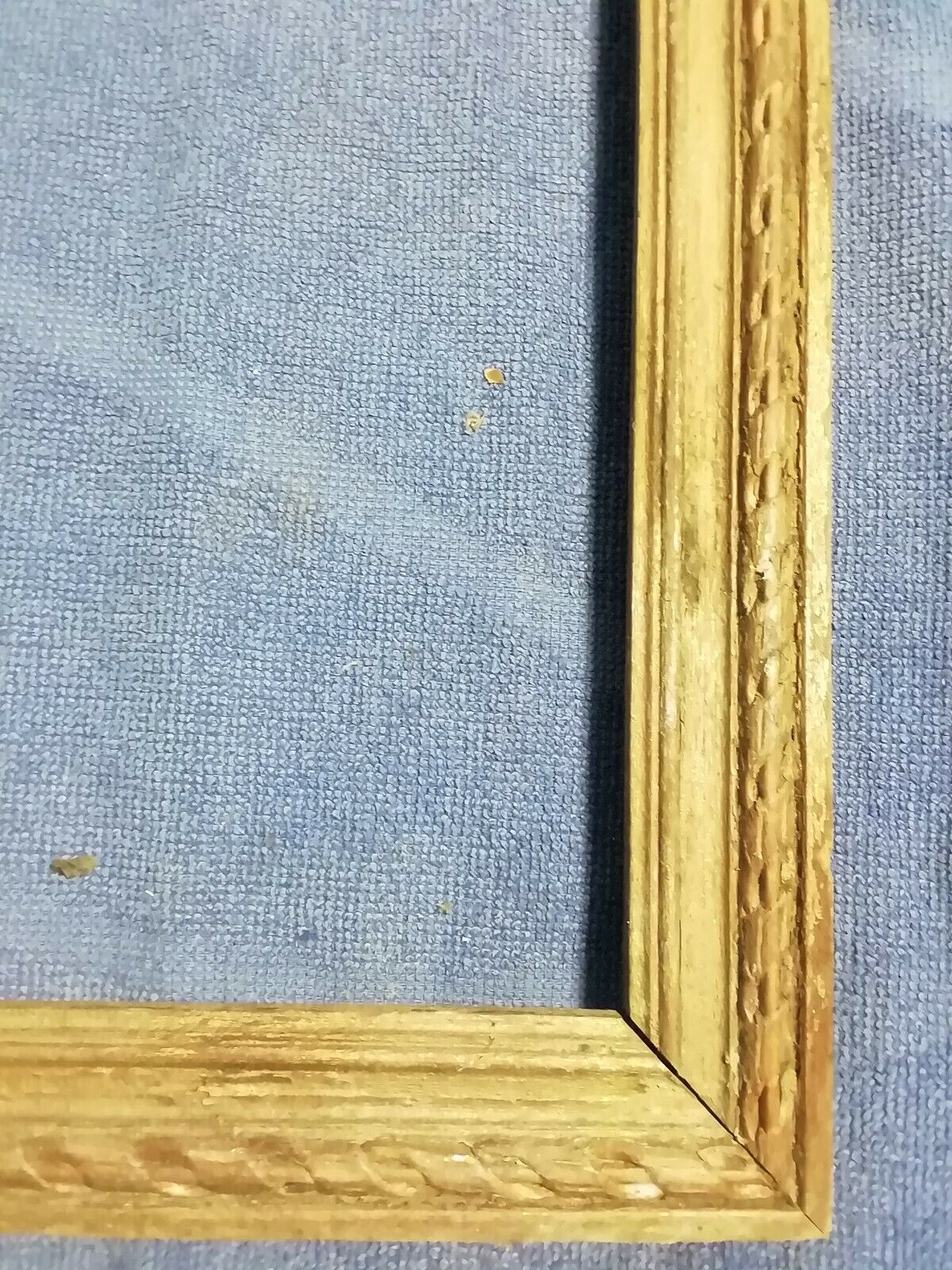 Old frame carved wood table rectangle deco collection