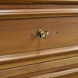 Walnut chest of drawers, Louis-Philippe style – 1900