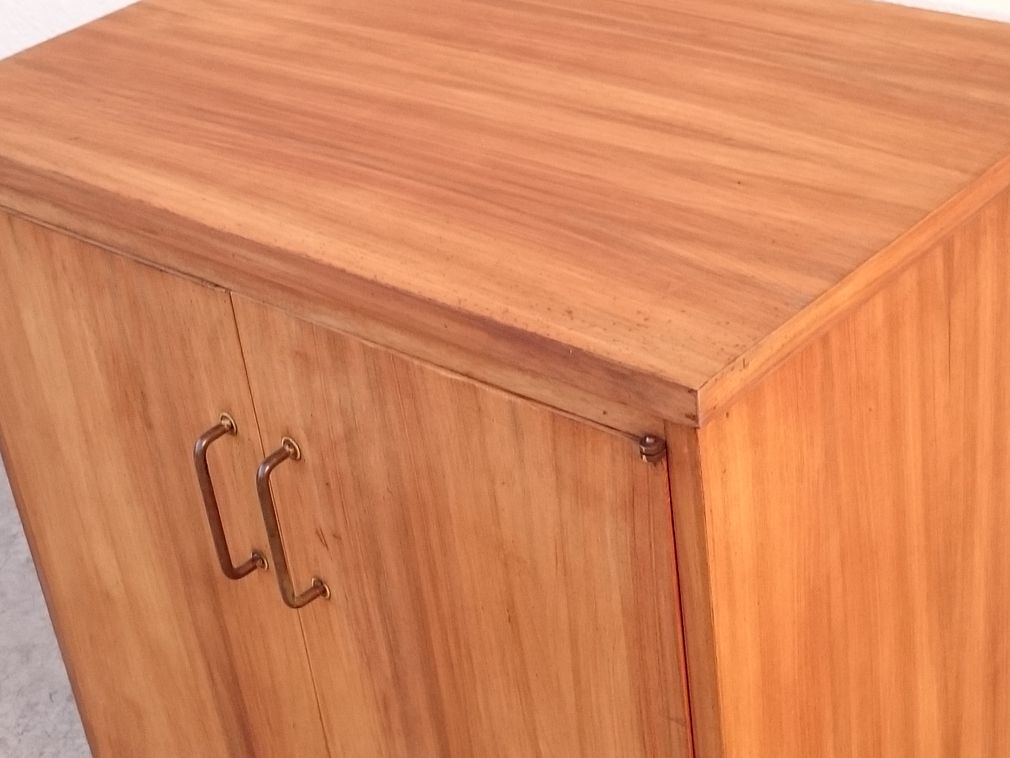 Vintage two-door oak buffet