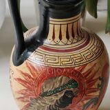 Greek amphora vase/goddess athena museum reproduction