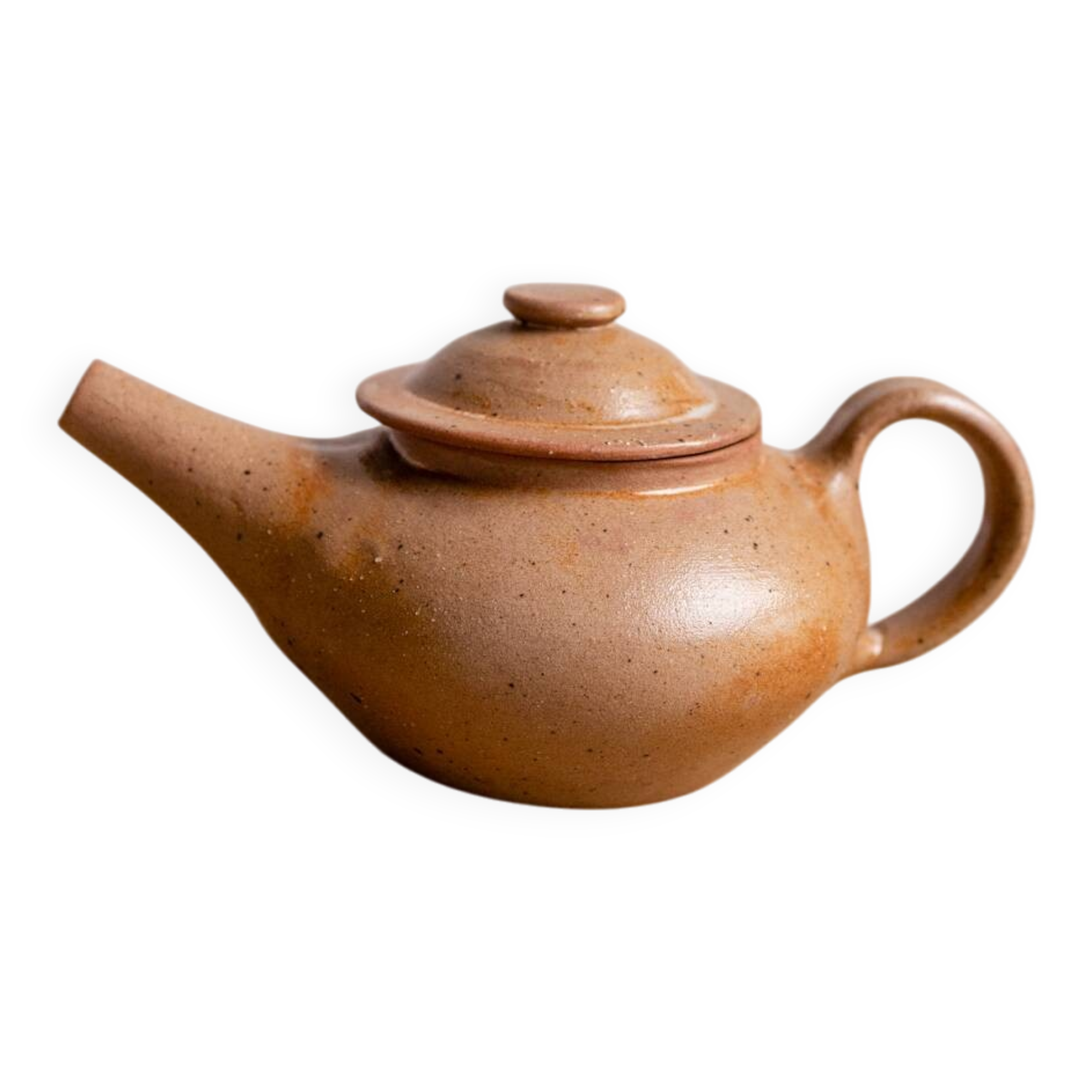 Théière Artisanale en Grès Moucheté