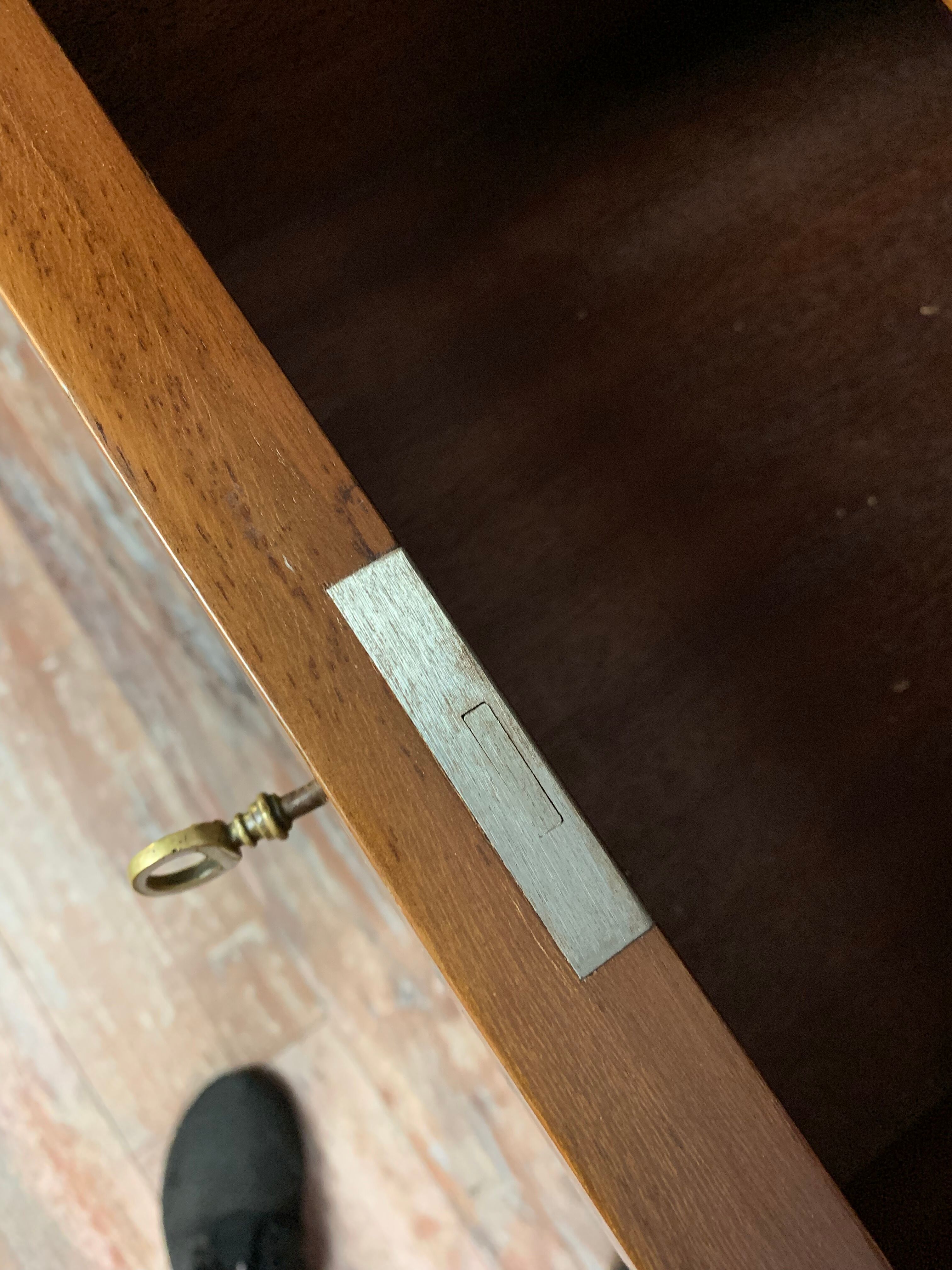 Magnific desk minister charles x era in light wood