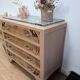 Art deco chest of drawers vintage rosewood marble