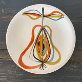 Petite assiette poire Roger Capron, Vallauris