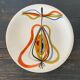 Small pear plate Roger Capron, Vallauris