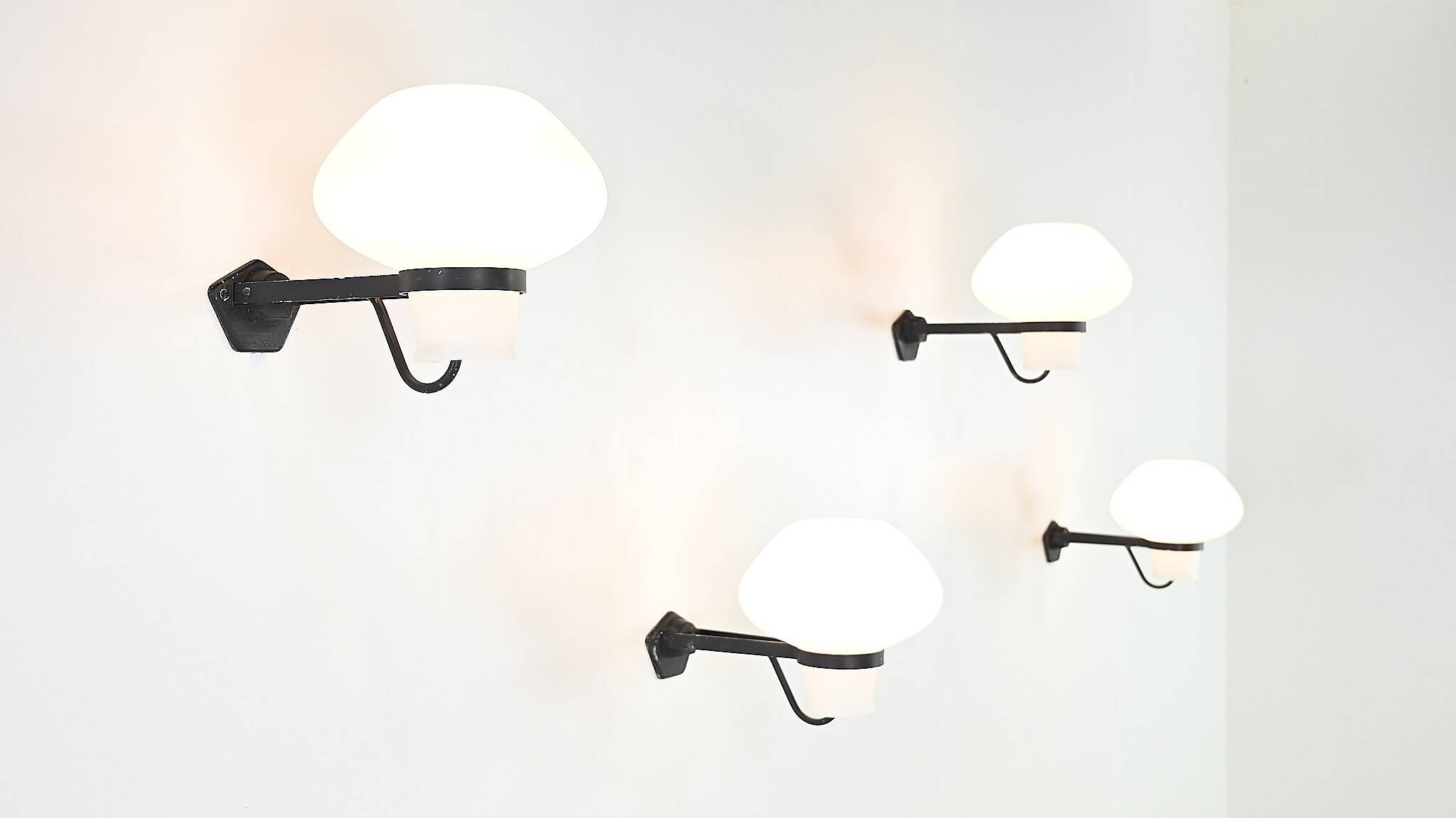 Erik Gunnar Asplund, "ga9" Wall Sconces for Asea, Sweden, c. 1940