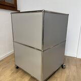 USM Haller Commode in Matte Silver