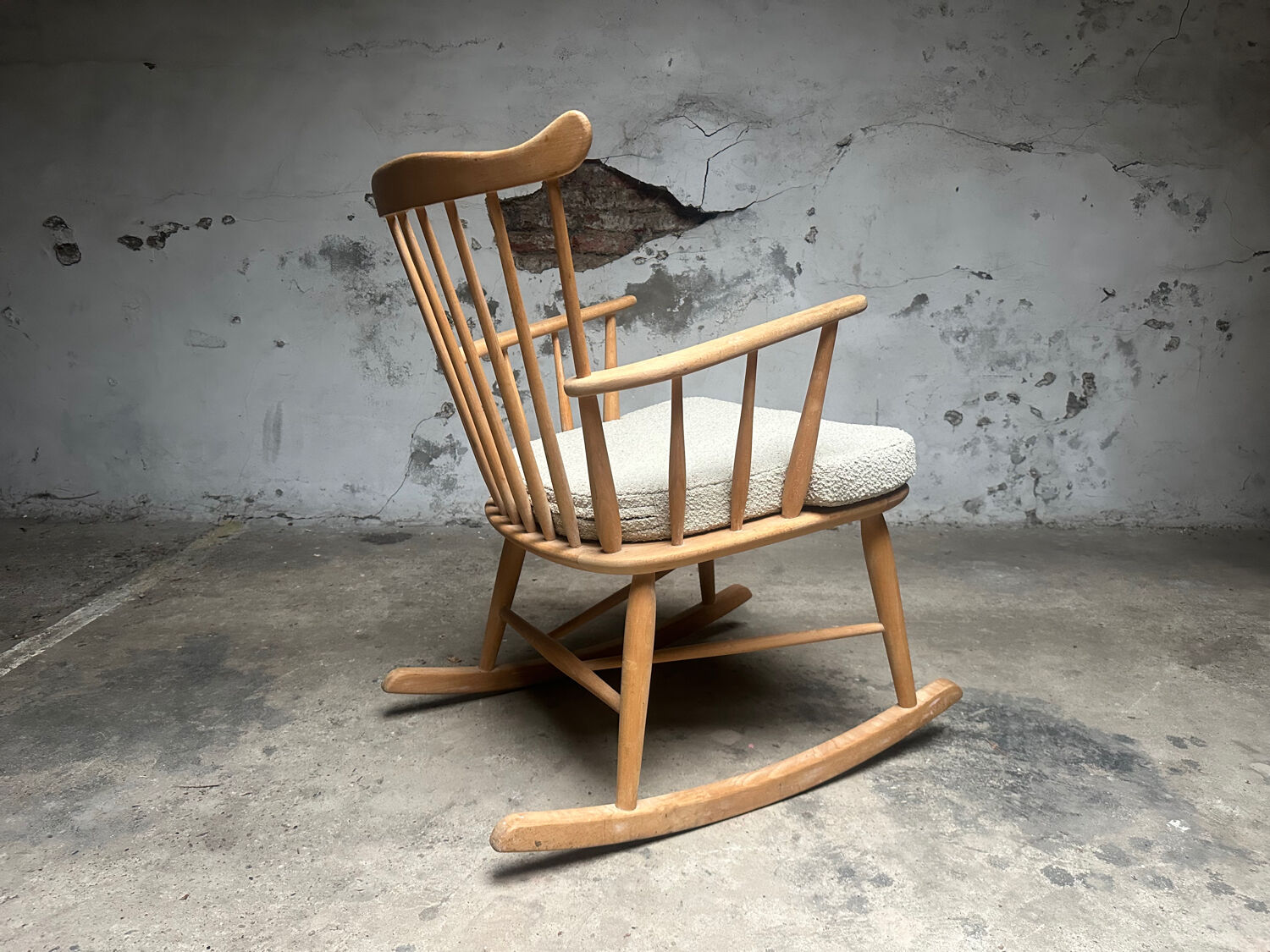 Chaise berçante vintage – Børge Mogensen